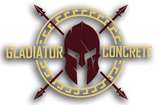 Gladiator Concrete logo — residential and commercial concrete specialists in Westminster, Maryland