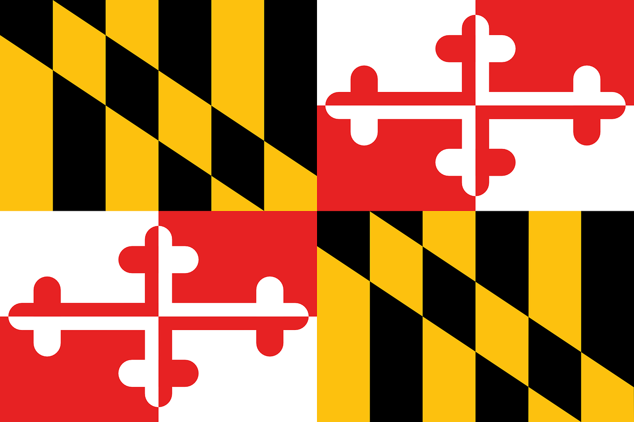 Maryland state flag representing the East West Contractors headquarters location