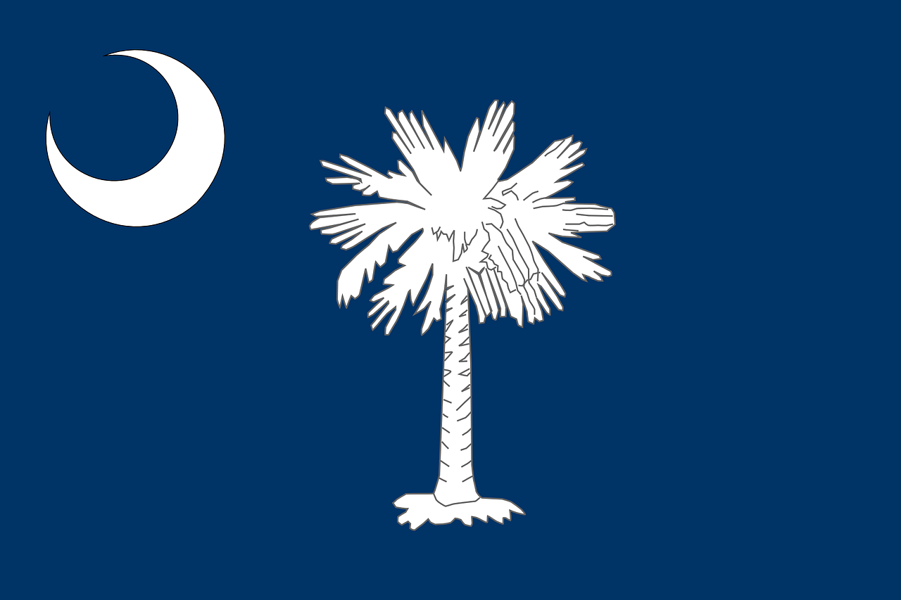 South Carolina state flag representing the East West Contractors satellite office location
